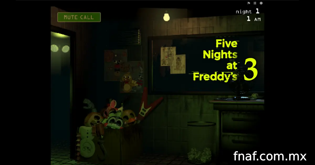 Five Nights at Freddy's 3 en línea gratis